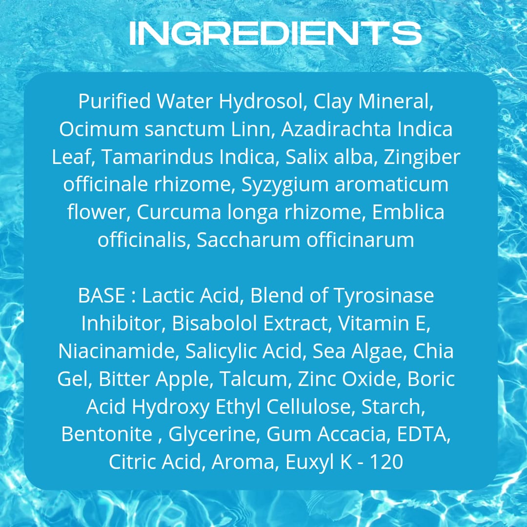 (GLASS SKIN SET) AHA BHA Algae Mask 50gms & Squalane Bakuchiol Milky Algae Cleanser 100ml