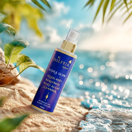 Dolfeia Skincare Squalane + Bakuchiol Milky Algae Cleanser (100ml)