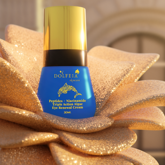 Dolfeia Skincare Peptides + Niacinamide Triple Action Algae EYE Renewal Ceramide Cream (30ml)